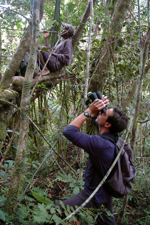 Erik Patel undertaking field research in Madagascar with SAVA Conservation.