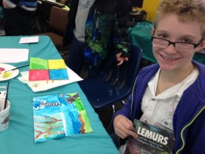 Students read books about lemurs, made lemur artwork, and more.