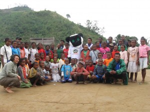 Madagasikara Voakajy schoolchildren at manakana Est