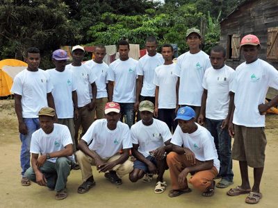 The Lemur Conservation Foundation has distributed LCF t-shirts for local forest police, staff of the Madagascar National Parks, and other local partners, so everyone on the team is easily identifiable as a united group.